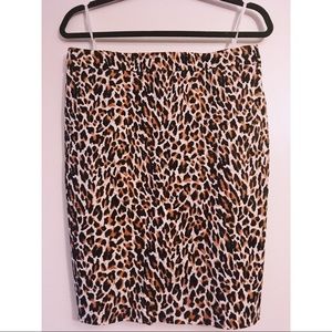 ✨sold✨ J. Crew Leopard Print Pencil Skirt